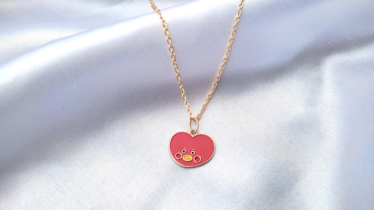 Cute Bts bt21 charcter pendant necklace for women/girls