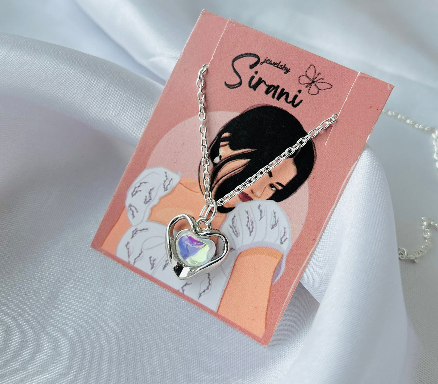 Heart necklace for women and girls
