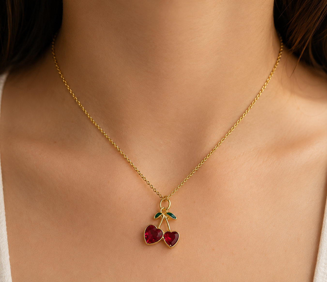 Stylish Trendy Cute Key Gold Charm Pendant Necklace For Women and Girls
